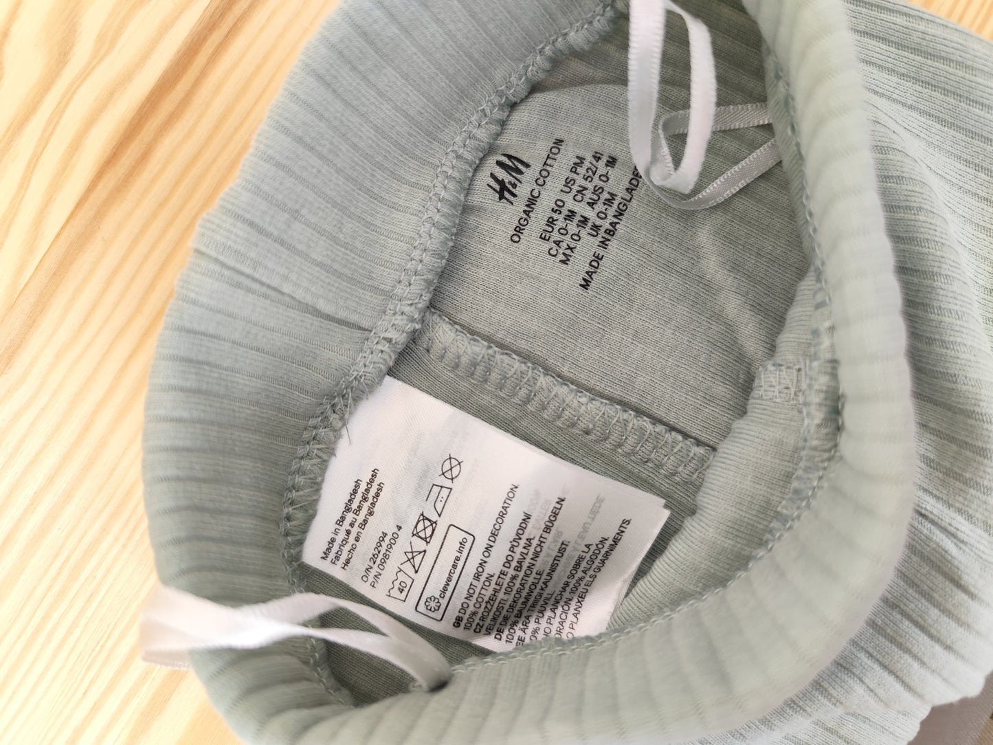 H&M Set - gerippt - mitwachsend - Größe 50