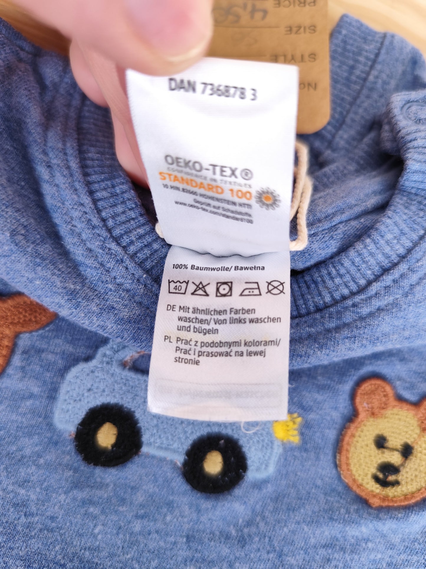 Pusblu Langarmshirt - Motive - Größe 56