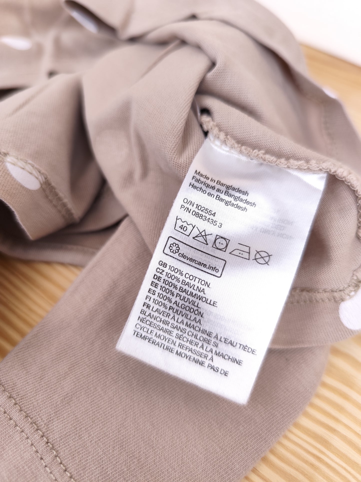 H&M Kleid - gepunktet - Größe 56
