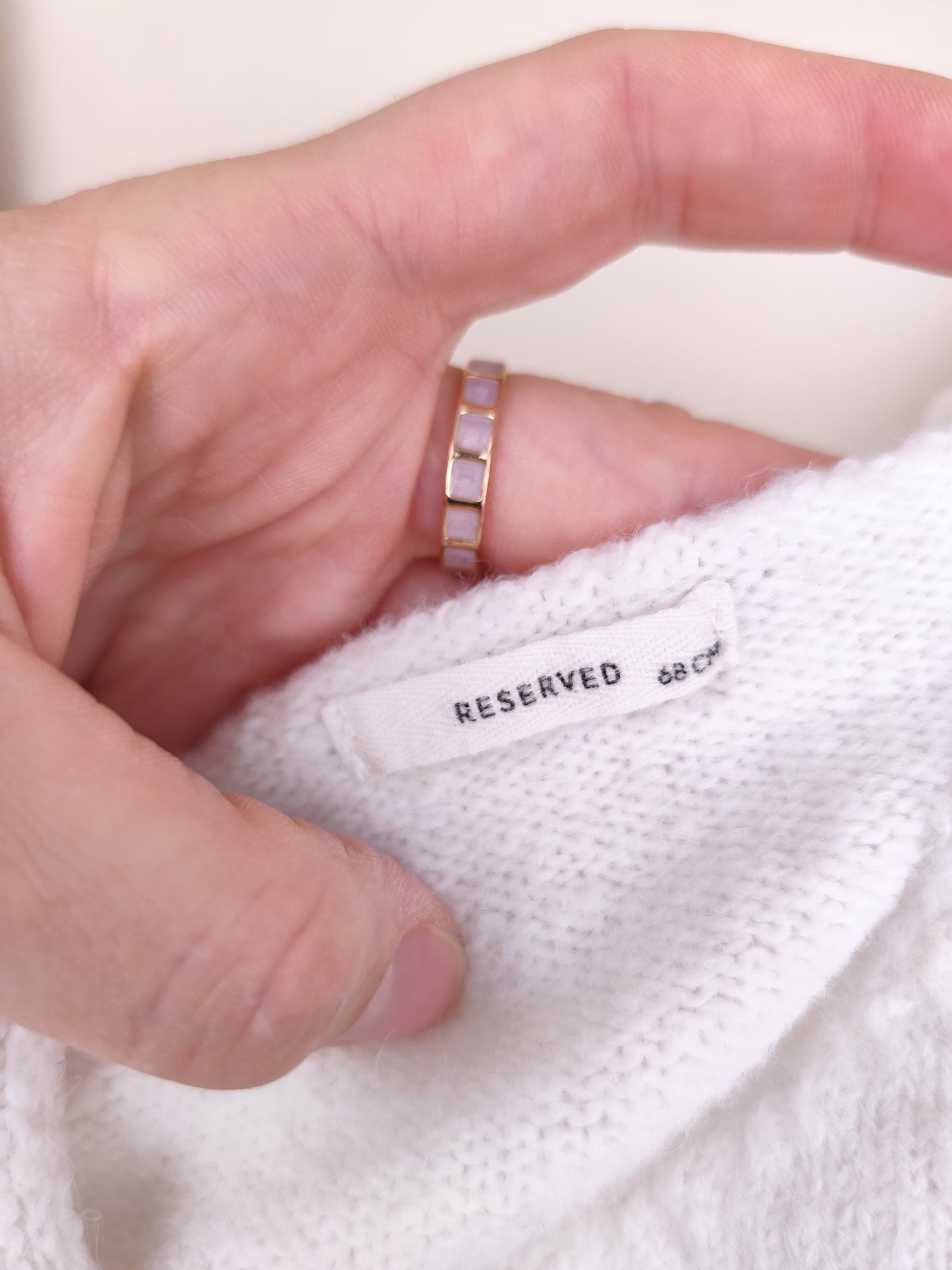 Reserved Wickel-Strickpullover - Größe 68