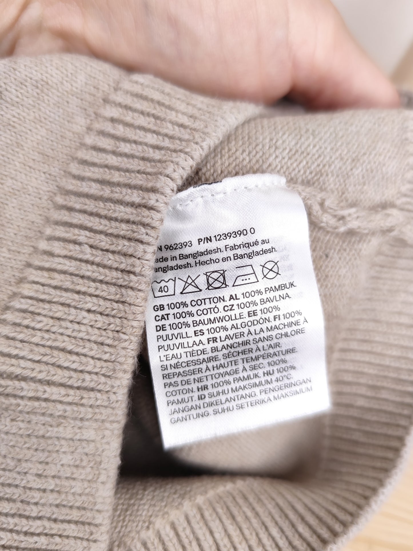 H&M Strickpullover - Schlitten - Größe 68