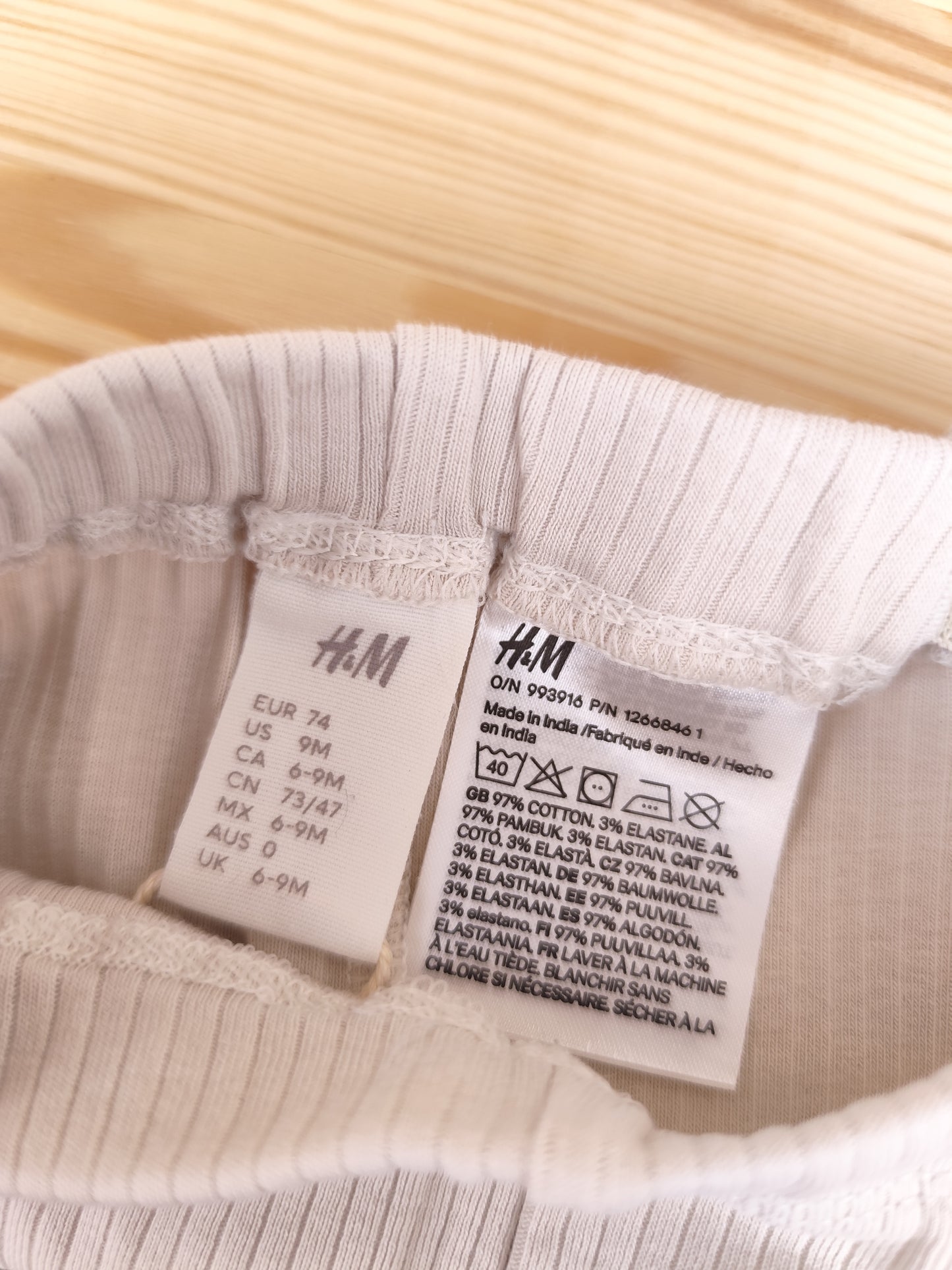 H&M Leggings - gerippt - Größe 74