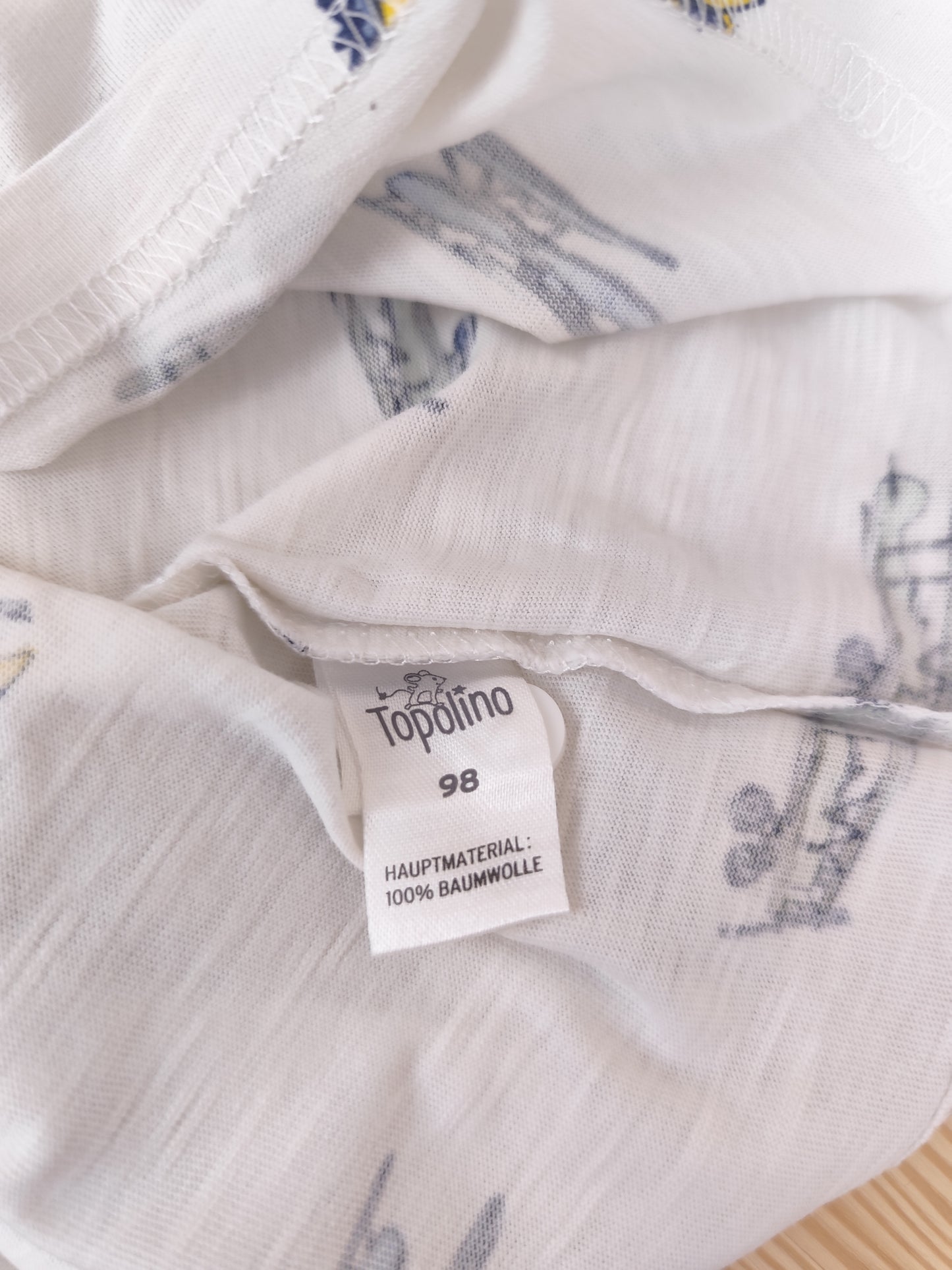 Topomini Langarmshirt - Flugzeuge - Größe 98