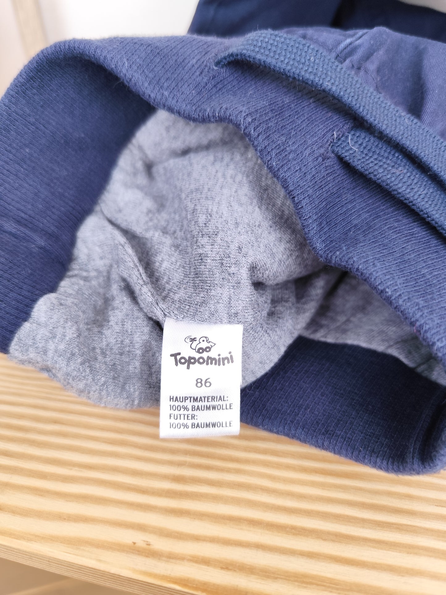 Topomini Hose - gefüttert - Größe 86