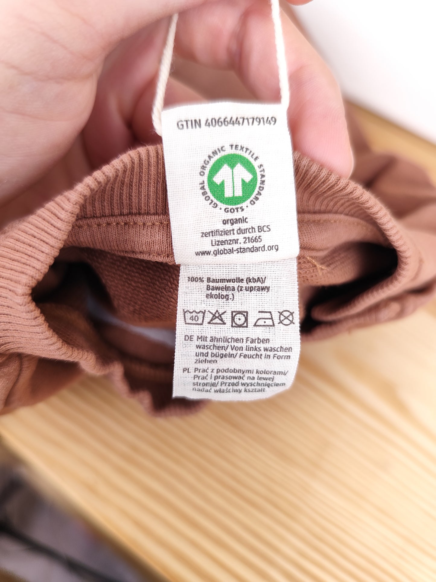 Alana Pullover - Waschbär - Größe 80