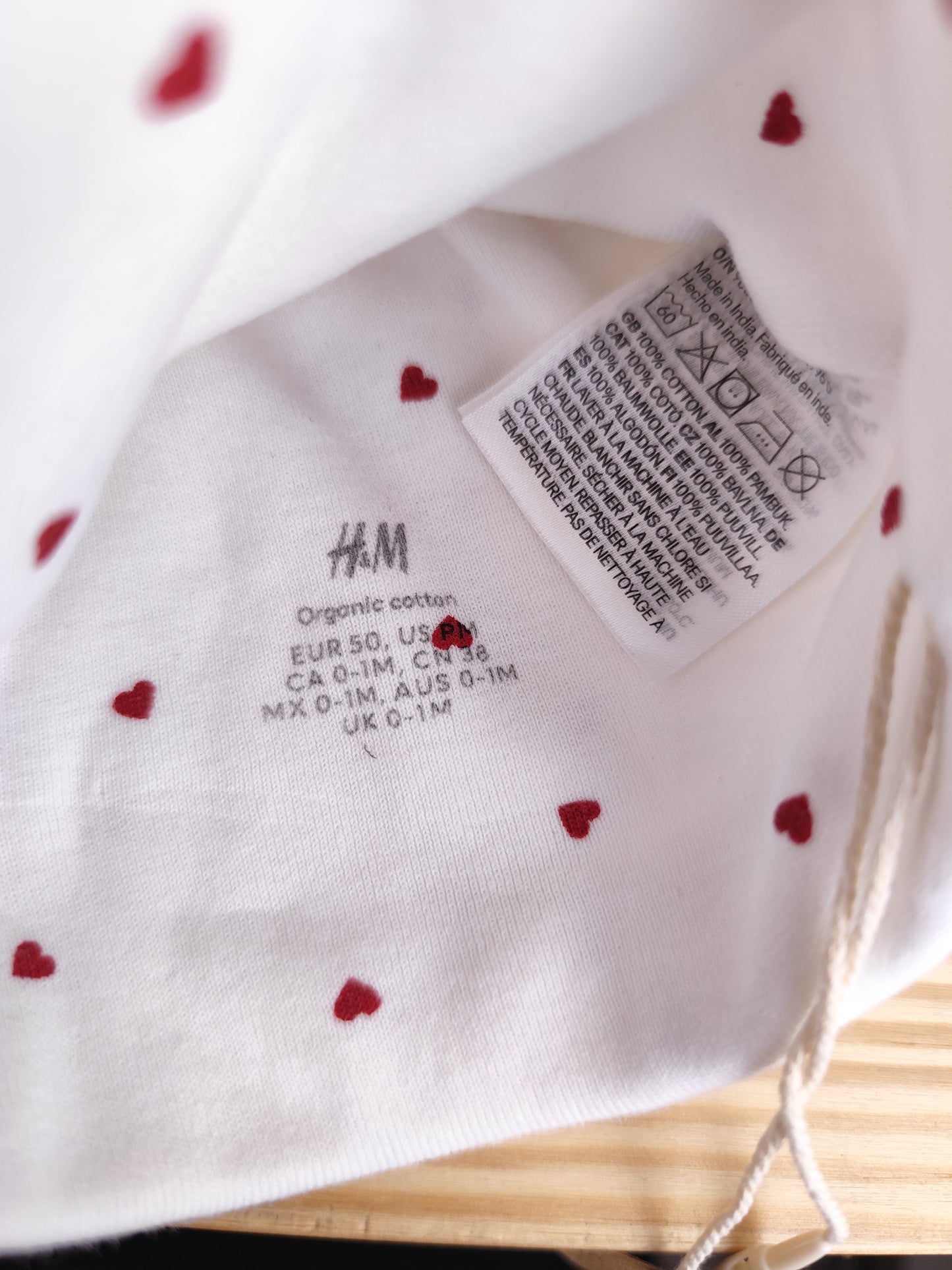 H&M Mütze - Herzen - Größe 50