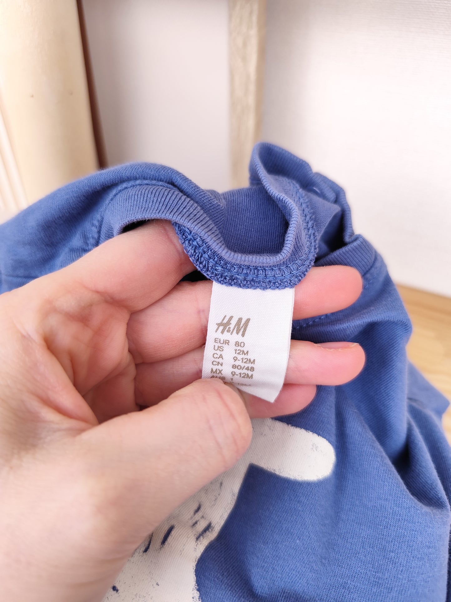 H&M - T-Shirt - Anker - Größe 80