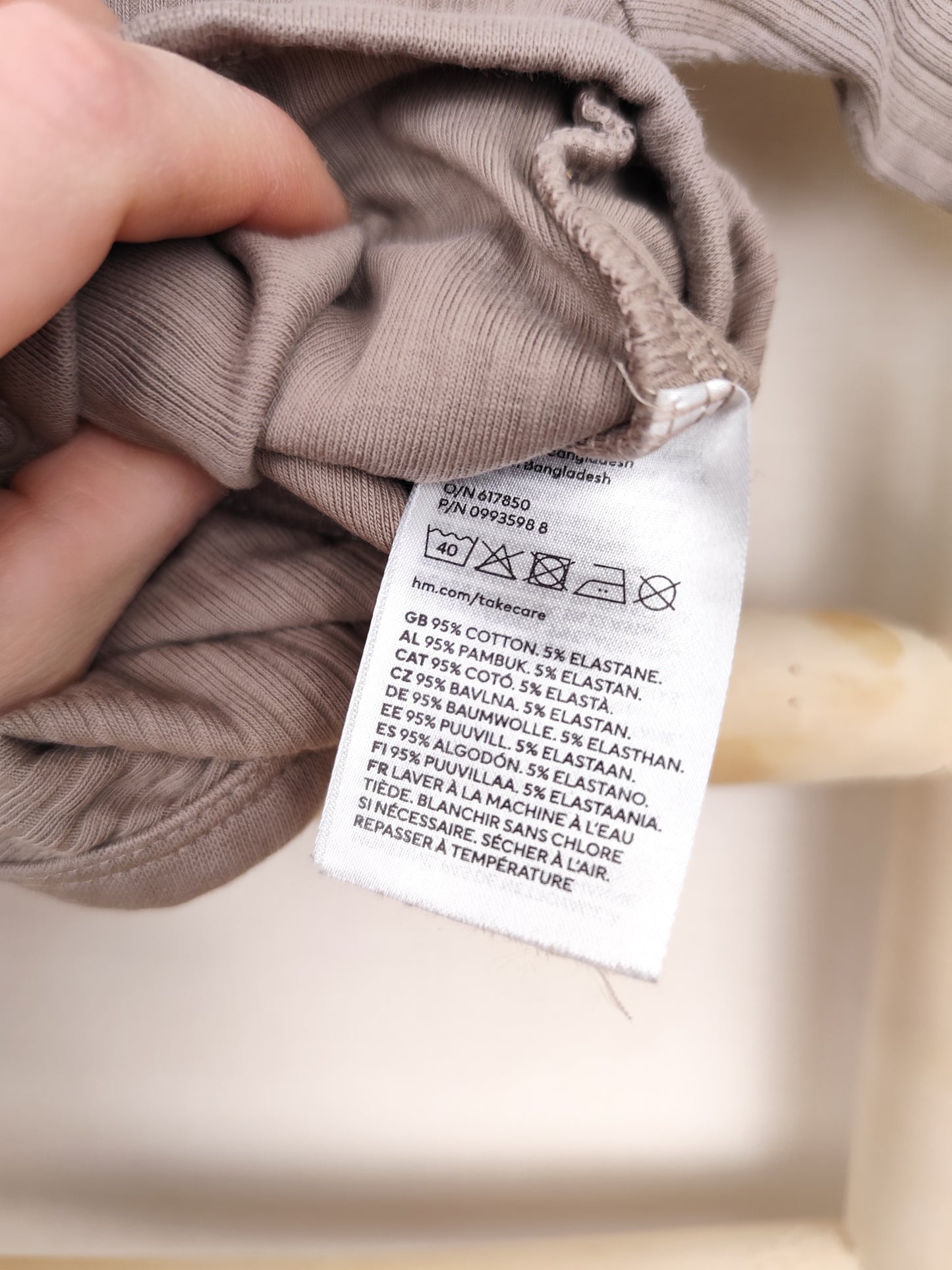 H&M - Body - gerippt - Größe 62