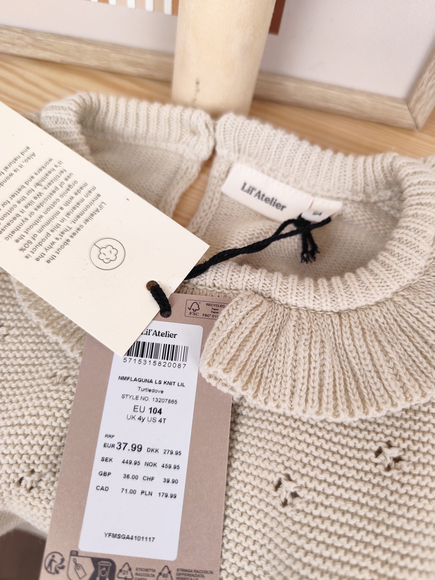 Lil' Atelier - Pullover - Größe 104