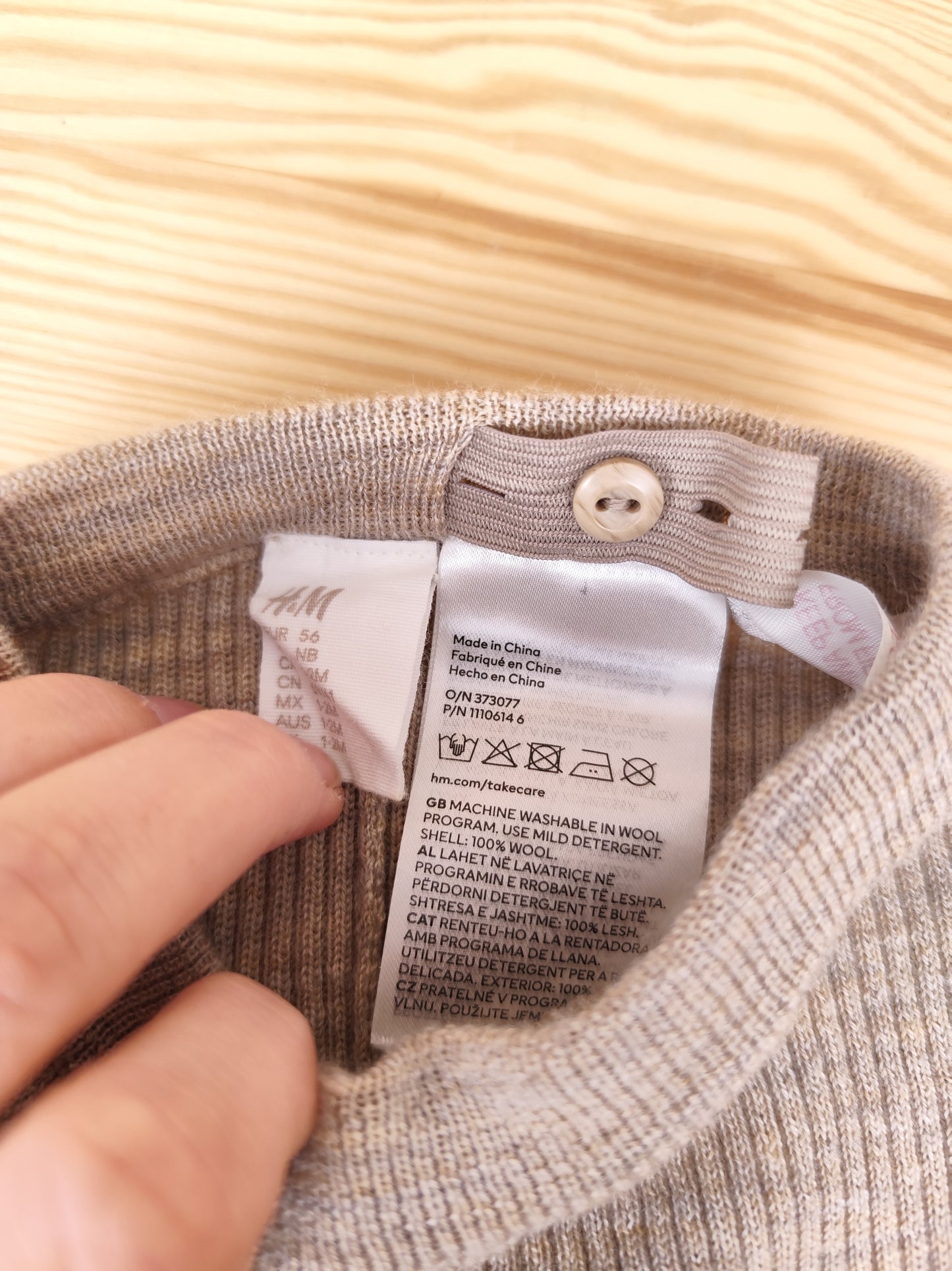 H&M - Set - Wolle - Größe 56