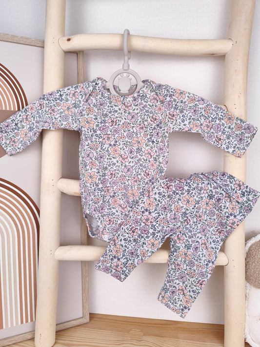 H&M Set - Blumen - Größe 50