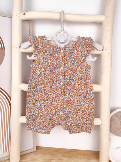 H&M Strampler - Blumen - Größe 50