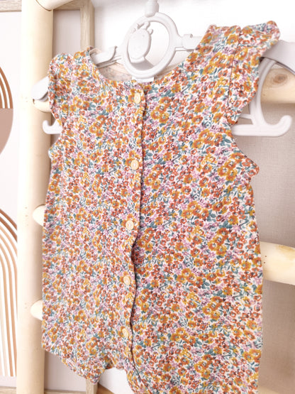 H&M Strampler - Blumen - Größe 50