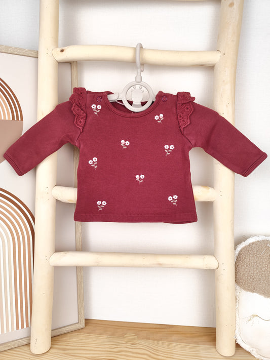 C&A Pullover - Blumen - Größe 50