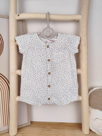 H&M Strampler - gepunktet - Größe 50