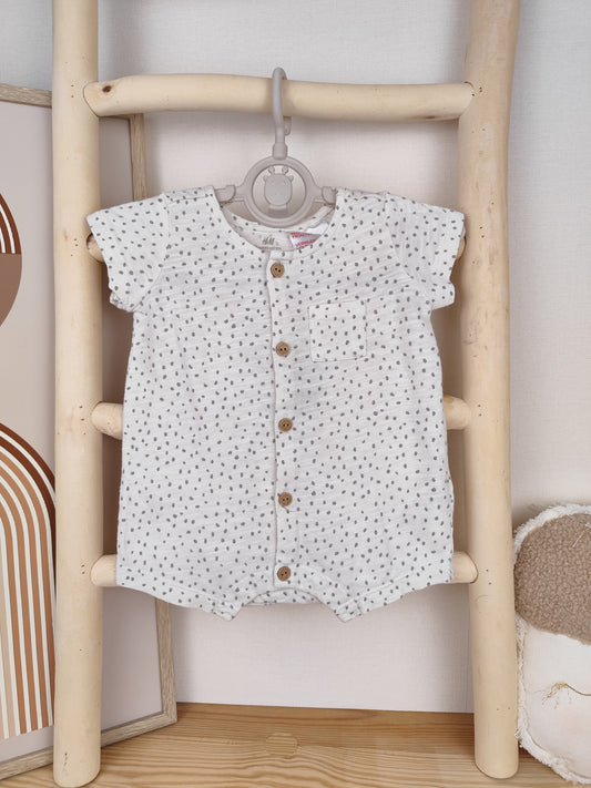 H&M Strampler - gepunktet - Größe 50