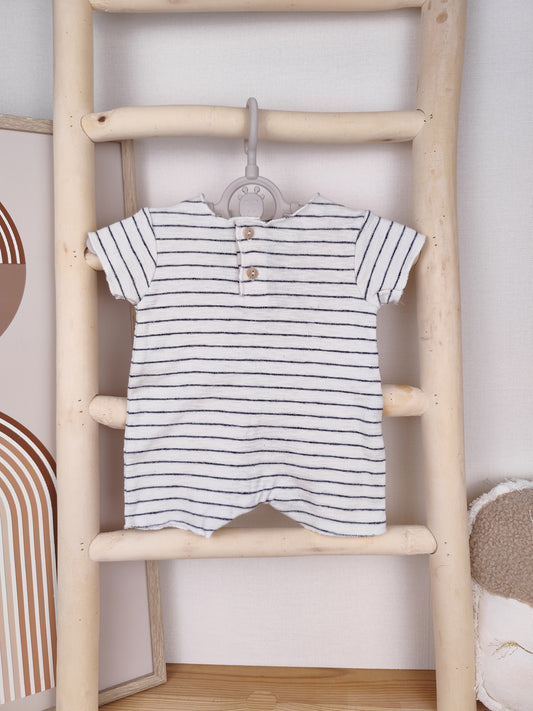 Play Up Strampler - gestreift - Größe 46/50 (B-Ware)