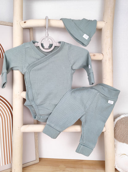 H&M Set - gerippt - mitwachsend - Größe 50