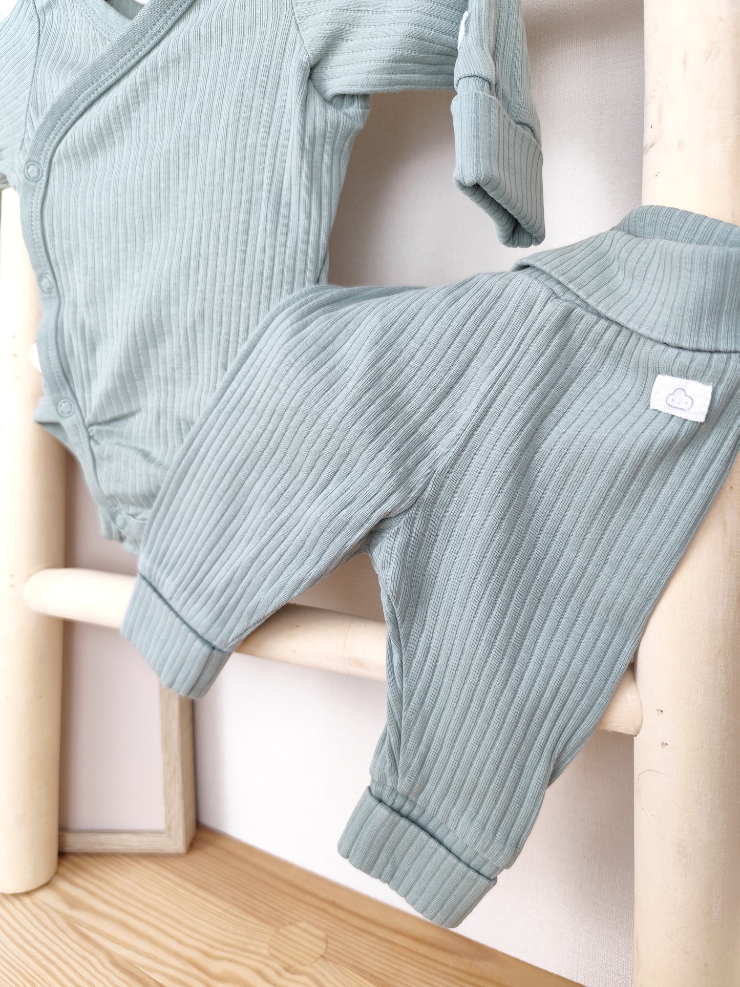 H&M Set - gerippt - mitwachsend - Größe 50