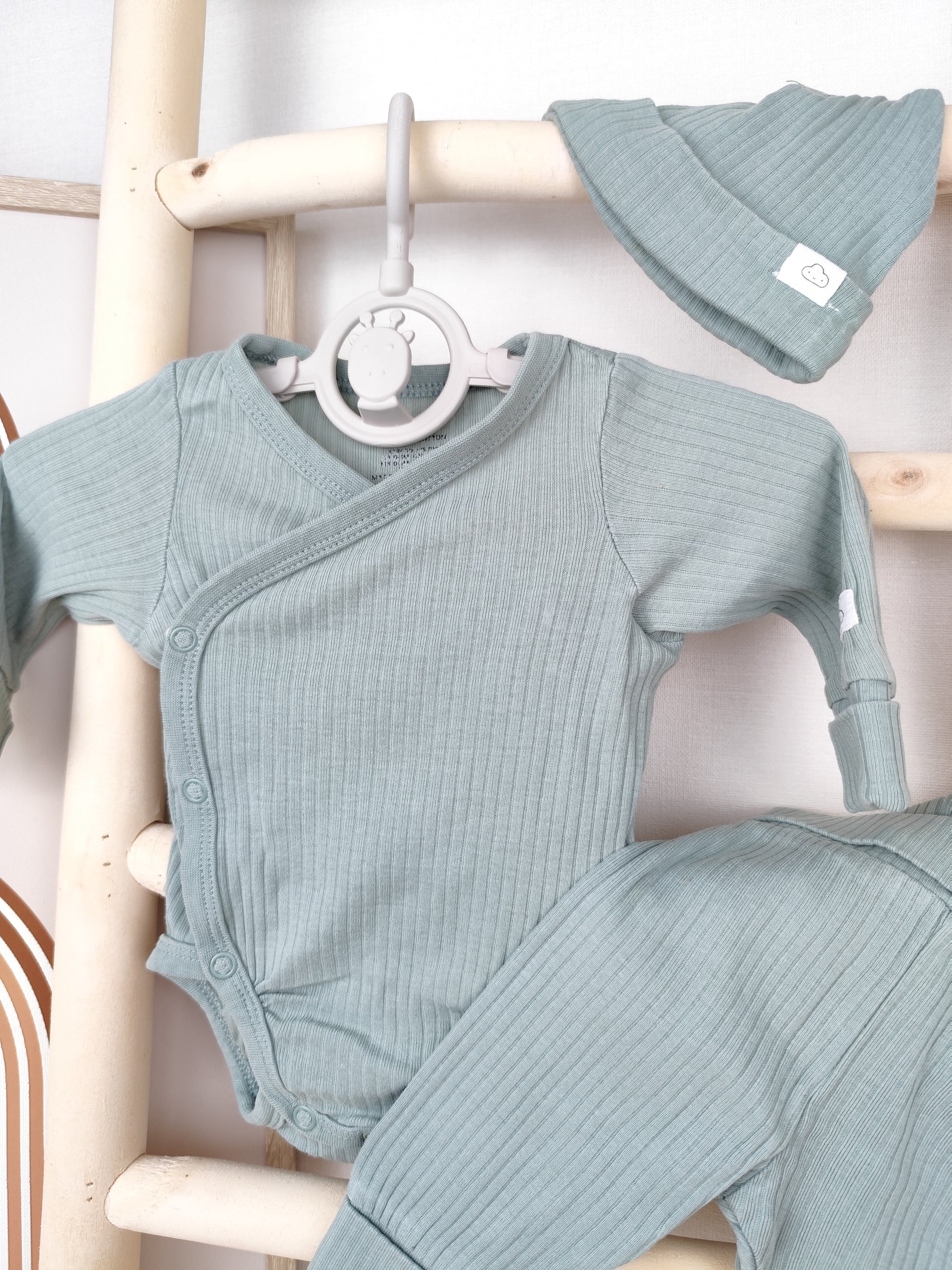 H&M Set - gerippt - mitwachsend - Größe 50
