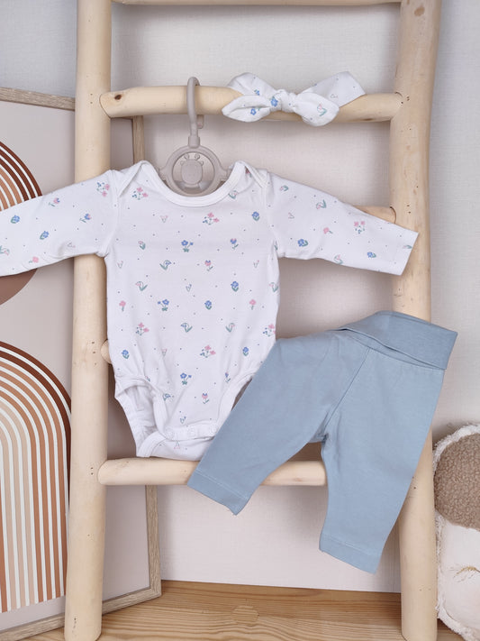 H&M Set - Blumen - Größe 50