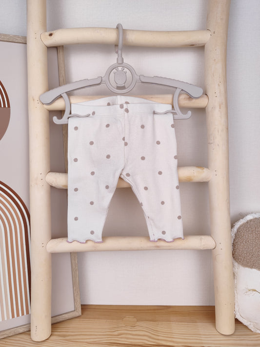 Topomini Leggings - gerippt - gepunktet - Größe 50