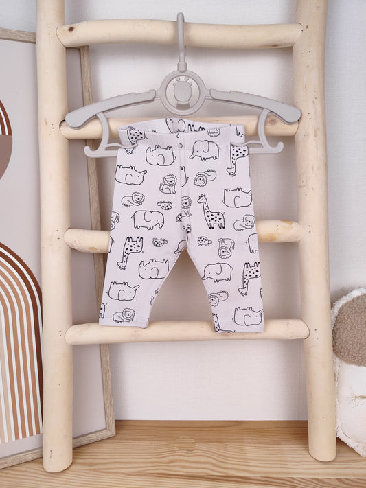 H&M Leggings - Tiermotiv - Größe 50