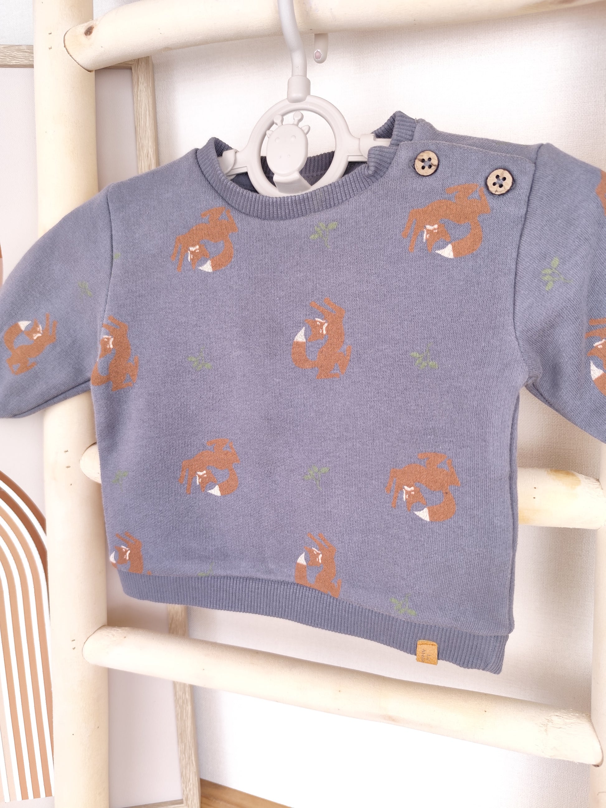 Lil'Atelier Pullover - Tiermotiv - Größe 56