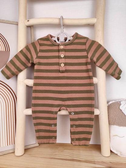 Alana Overall - gestreift - Größe 56