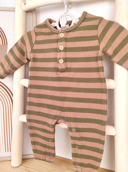 Alana Overall - gestreift - Größe 56