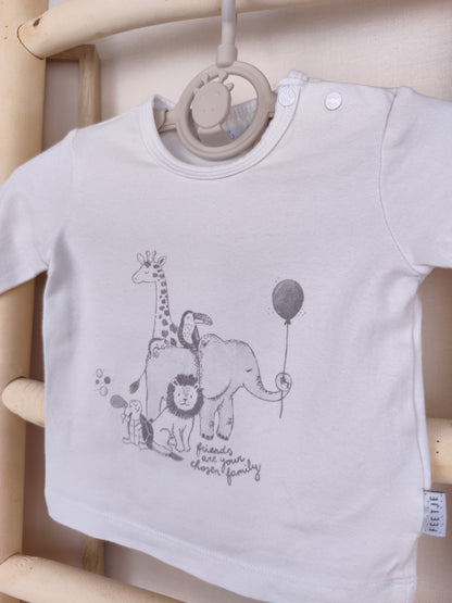 Feetje Langarmshirt - Tiermotiv - Größe 56 (B-Ware)