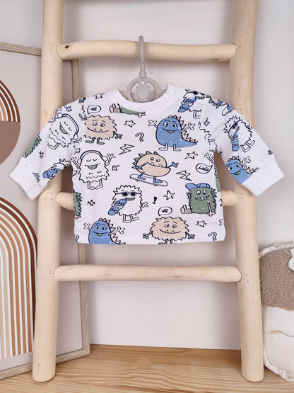 Topomini Langarmshirt - Motiv- Größe 56