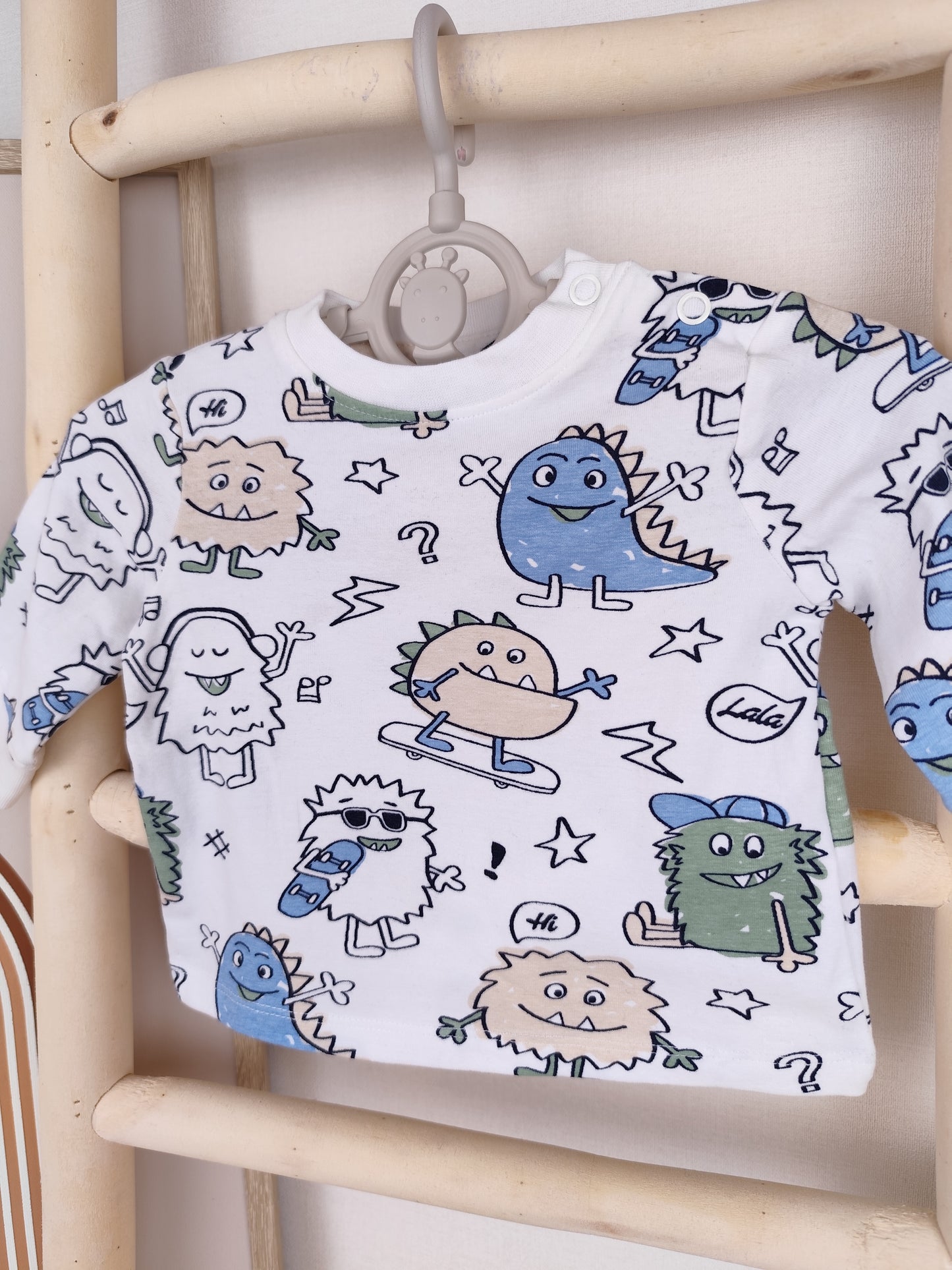 Topomini Langarmshirt - Motiv- Größe 56