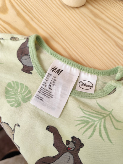 H&M Zweiteiliger Schlafanzug - Dschungelbuch - Größe 56