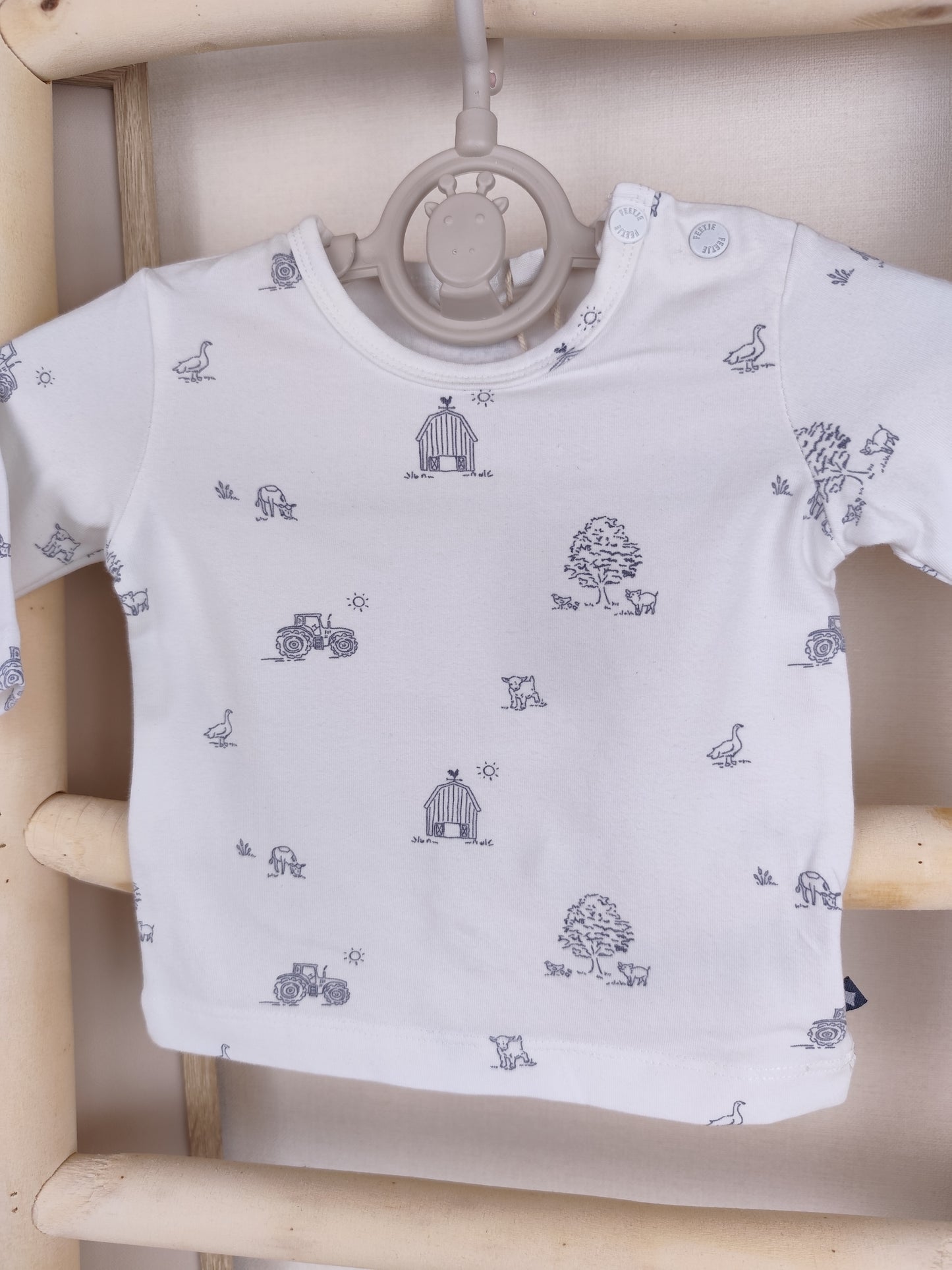 Feetje Langarmshirt - Bauernhof - Größe 56