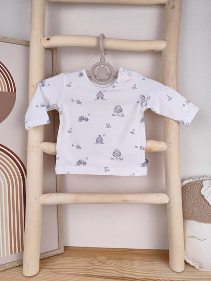 Feetje Langarmshirt - Bauernhof - Größe 56