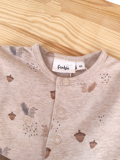 Feetje Strampler - Eichhörnchen - Größe 56