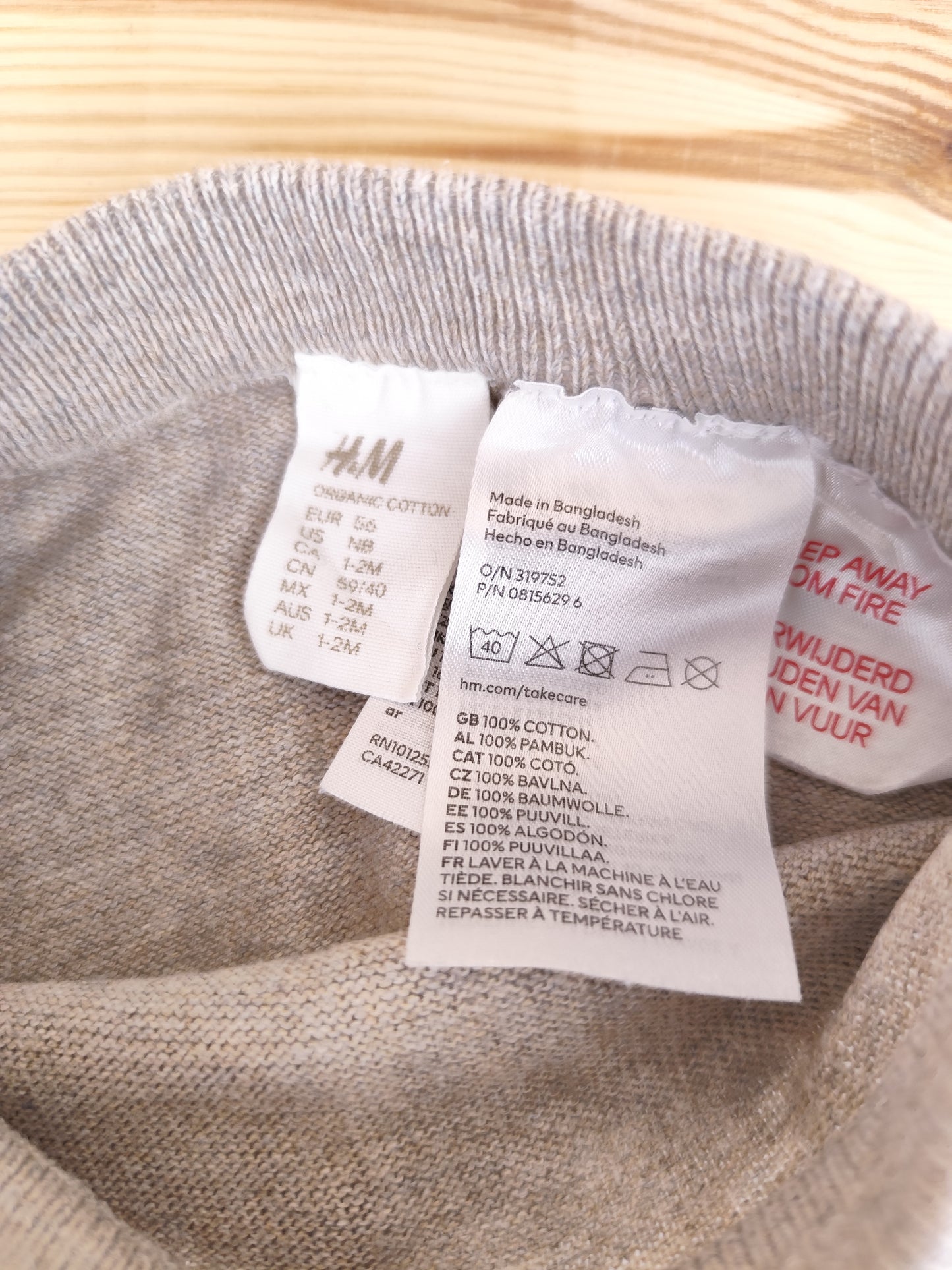 H&M Strickset - Größe 56