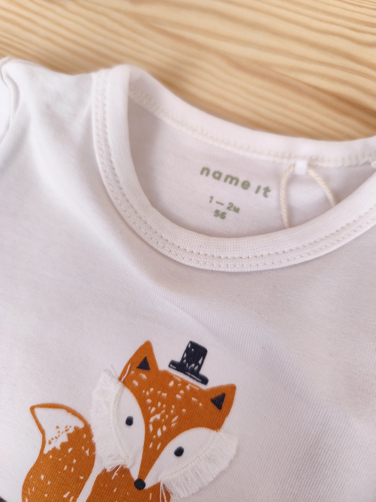 Name It Langarmshirt - Fuchs - Größe 56