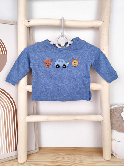 Pusblu Langarmshirt - Motive - Größe 56