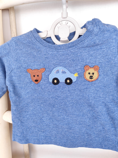 Pusblu Langarmshirt - Motive - Größe 56