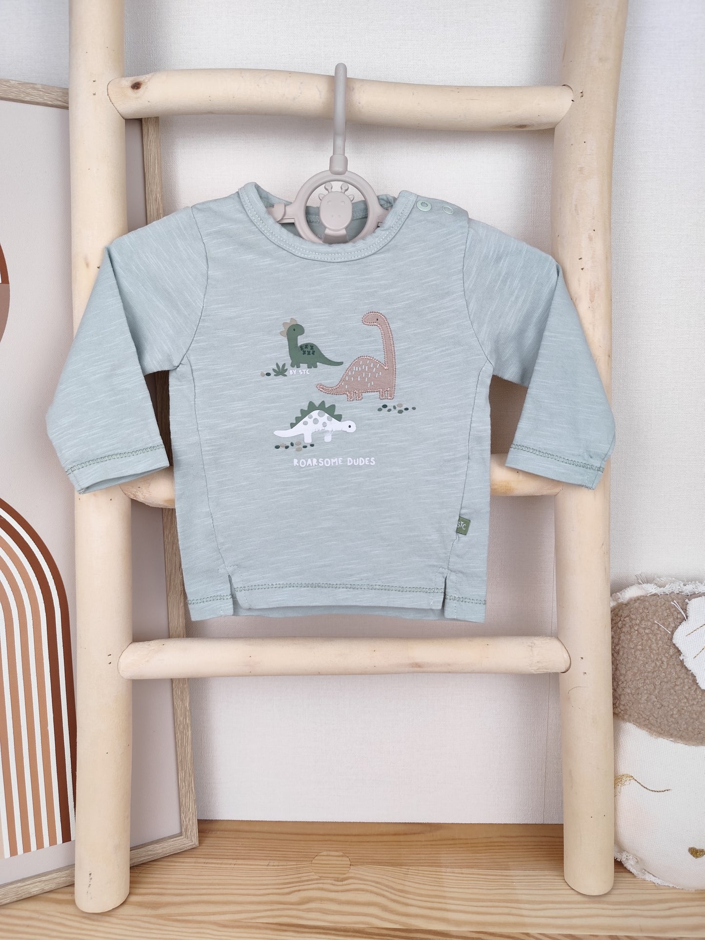 Staccato Langarmshirt - Dino - Größe 56 (B-Ware)