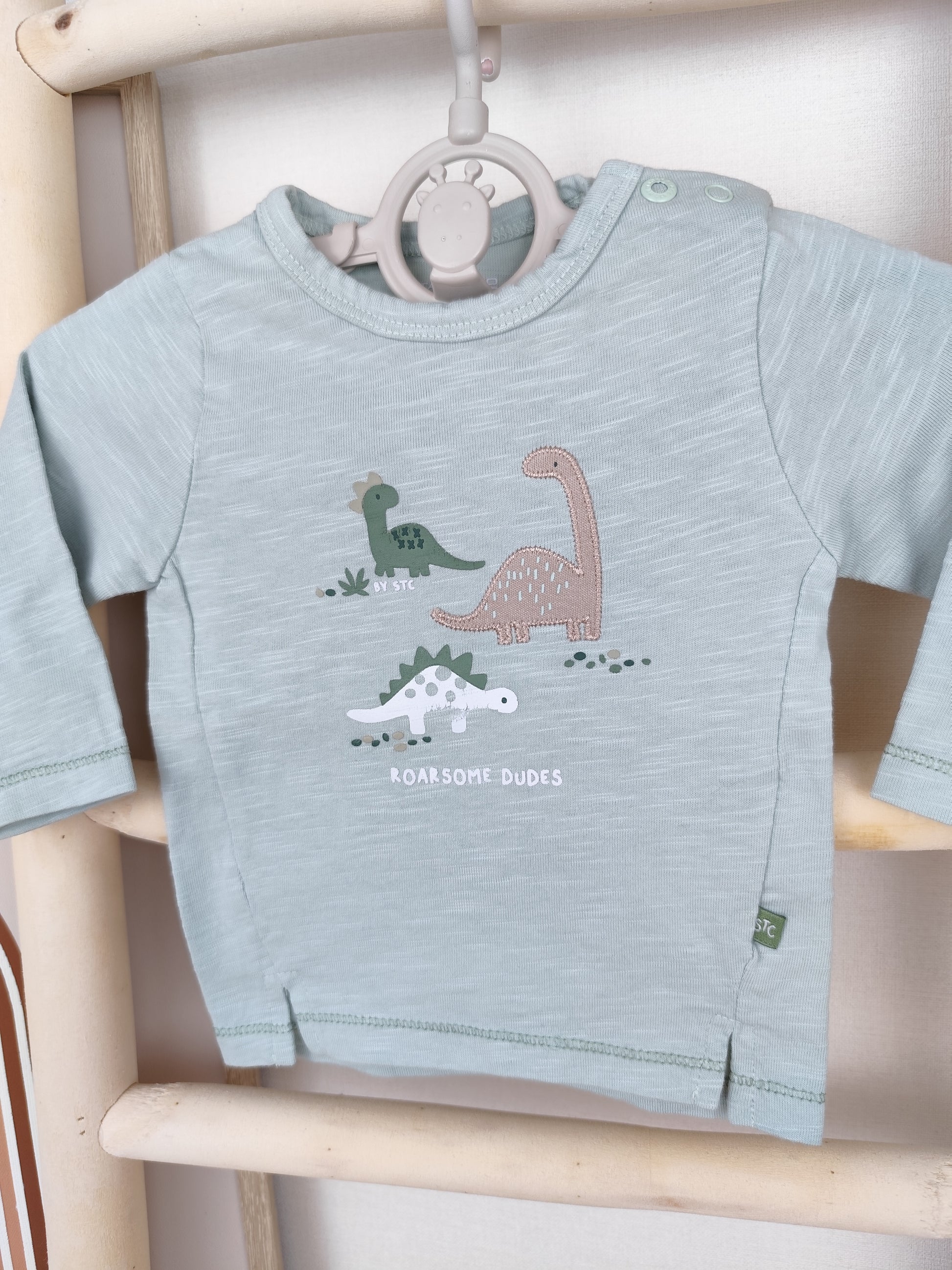 Staccato Langarmshirt - Dino - Größe 56 (B-Ware)