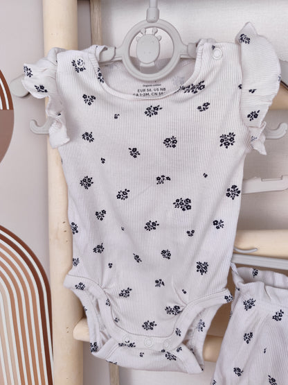 H&M Set - Blumen - Größe 56