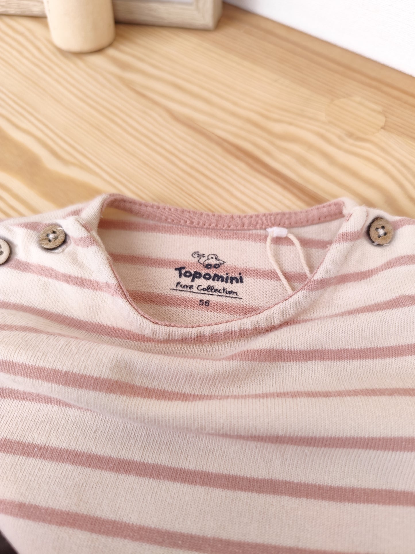 Topomini Pullover - gestreift - Größe 56