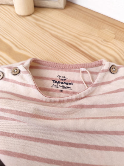 Topomini Pullover - gestreift - Größe 56