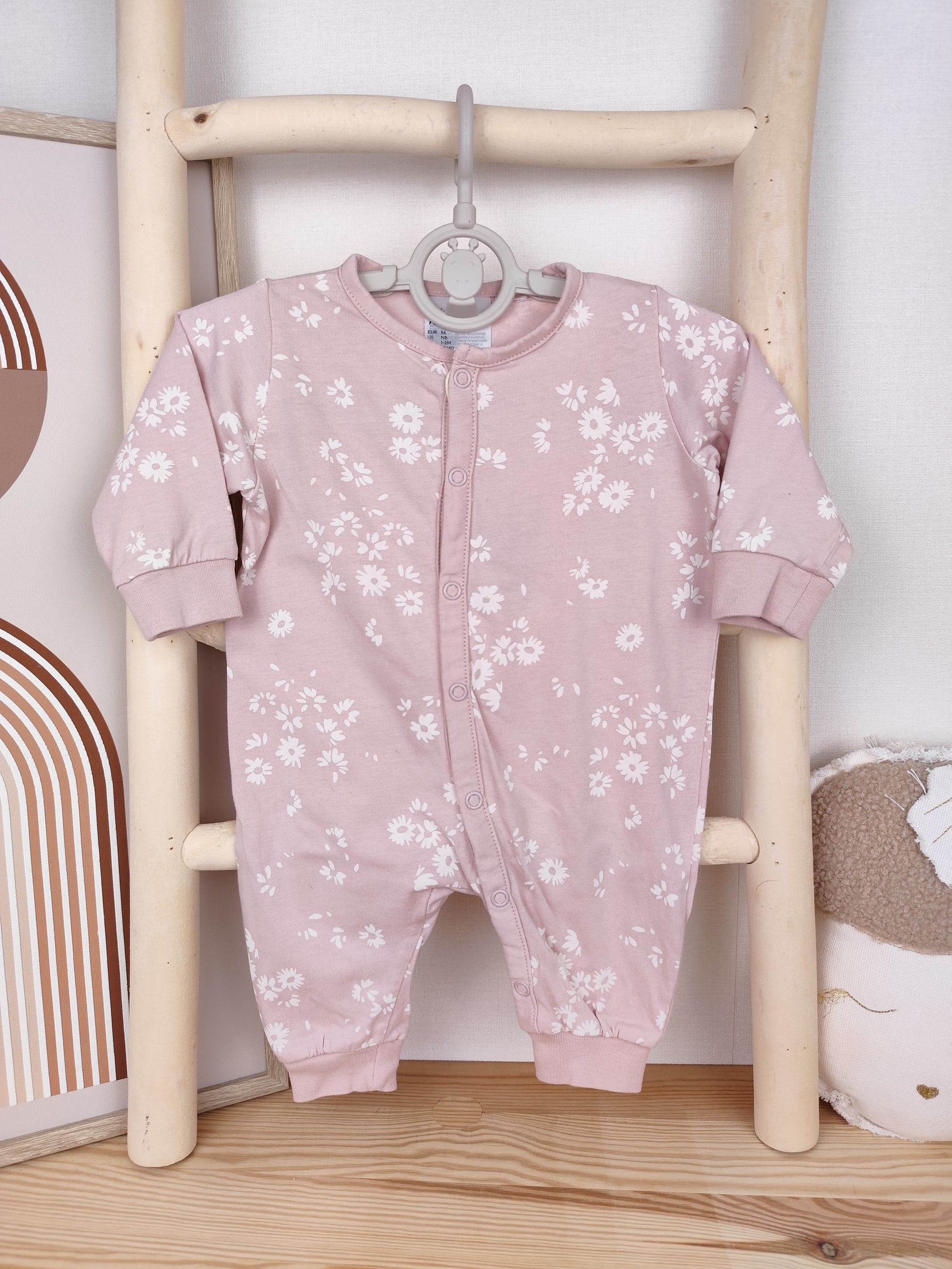 H&M Schlafanzug - Blumen - Größe 56