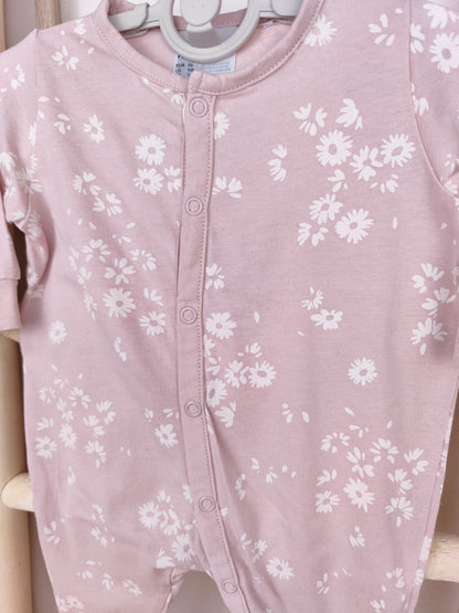 H&M Schlafanzug - Blumen - Größe 56