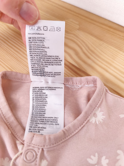 H&M Schlafanzug - Blumen - Größe 56