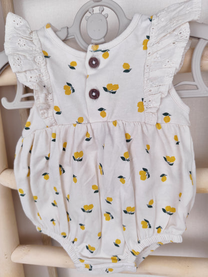 Hema Romper - Zitronen - Größe 56